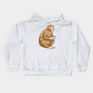 Monkey Gamer Controller Kids Hoodie